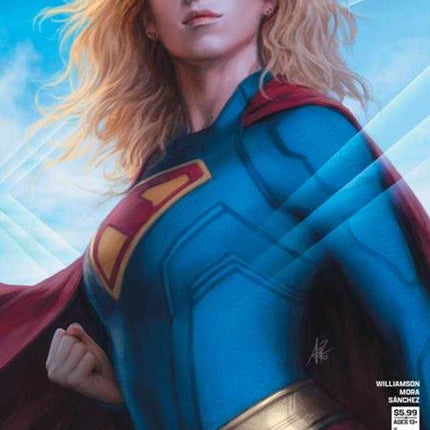 Superman #39 Cover E Stanley Artgerm Lau Supergirl Movie Card Stock Variant (The Reign Of The Superboys)