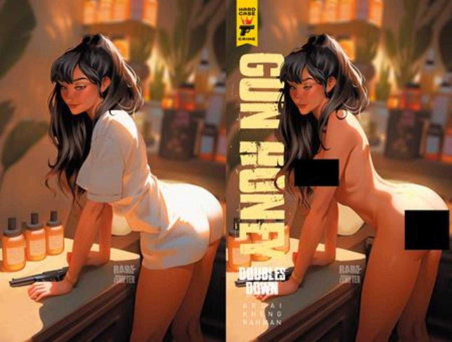 Gun Honey Doubles Down #2 (Of 4) Cover F Rare Tempter Wraparound Nude/Clothed Bagged Variant (Mature)