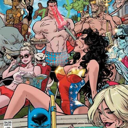 Justice League Unlimited #21 Cover F Kaare Andrews Swimsuit Card Stock Variant