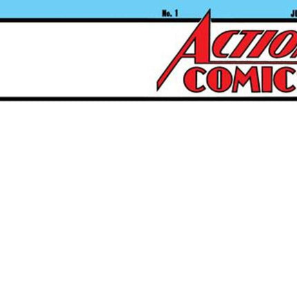 Action Comics #1 Facsimile Edition Cover B Blank Card Stock Variant (2026)