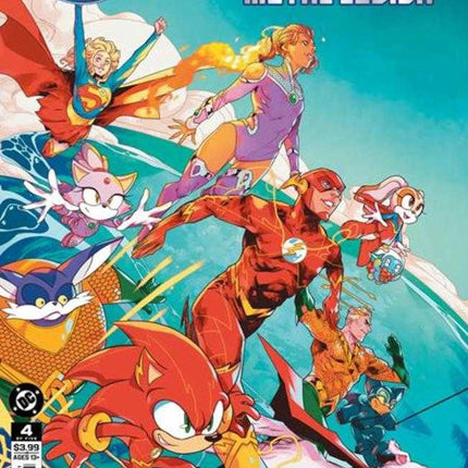 DC X Sonic The Hedgehog Metal Legion #4 (Of 5) Cover A Pablo M Collar
