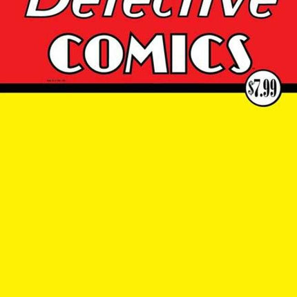Detective Comics #27 Facsimile Edition Cover C Blank Card Stock Variant (2026)