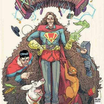 Batman Superman Weird Al Worlds Weirdest #1 (One Shot) Cover C Riley Rossmo Card Stock Variant