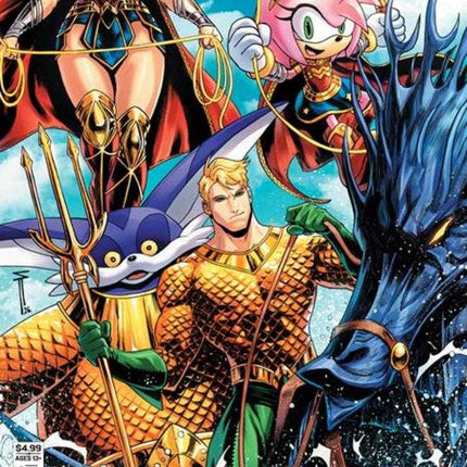 DC X Sonic The Hedgehog Metal Legion #5 (Of 5) Cover C Serg Acuna Card Stock Variant