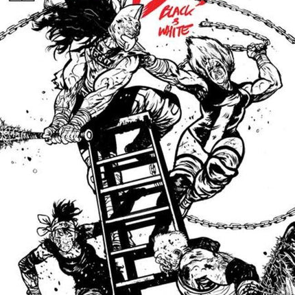 Do A Powerbomb Black And White #3 (Of 3) Cover B Daniel Warren Johnson Variant