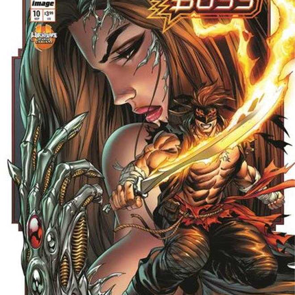 Final Boss #10 Cover D Tyler Kirkham Witchblade Team Up Variant (Mature)