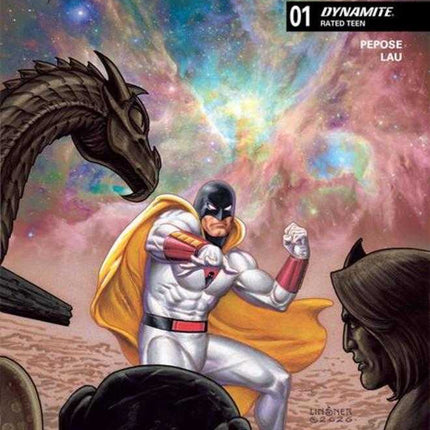 Space Ghost vs The Herculoids #1 Cover C Joseph Michael Linsner Variant