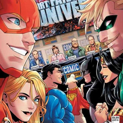 Justice League Unlimited #22 Cover G Serg Acuna Stuart Fails To Save The Universe Card Stock Variant