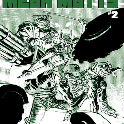 Super Mondo Mega Mutts #2 Cover B Alex Diotto Homage Variant