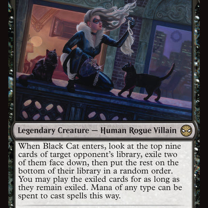 Black Cat #10 Alessandra Pisano Magic: The Gathering Variant