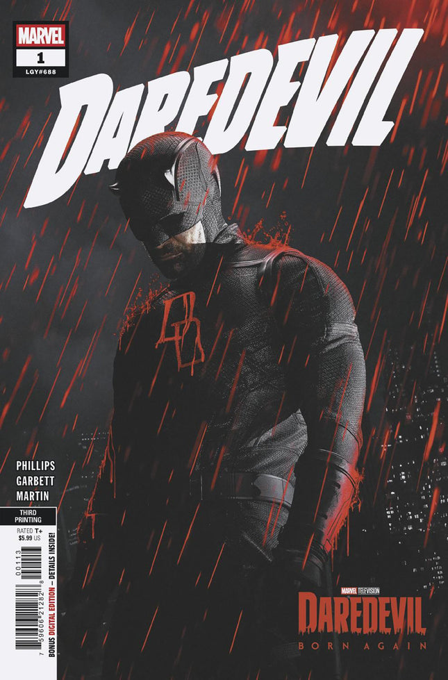Daredevil #1 Marvel Television 3rd Printing Variant