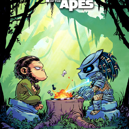 Predator vs. The Planet Of The Apes #1 Skottie Young Variant