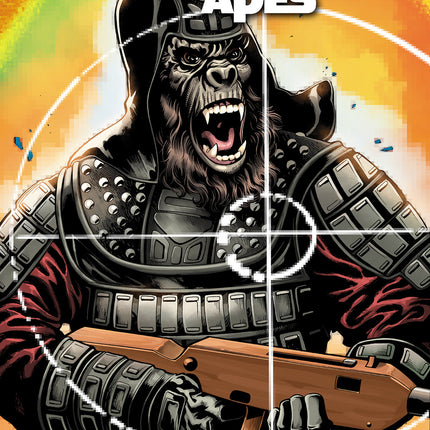 Predator vs. The Planet Of The Apes #2 Chris Campana Movie Poster Homage Variant