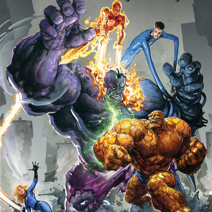 Infernal Hulk vs. Fantastic Four #1 Clayton Crain Variant