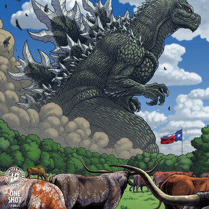 Godzilla vs. America: Texas Cover A (Frank)