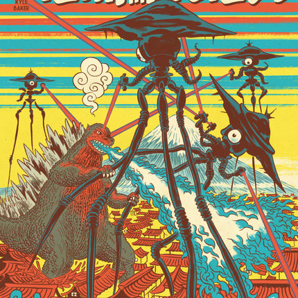 Godzilla's Monsterpiece Theatre Presents: Roar Of The Worlds Cover A (Scioli)