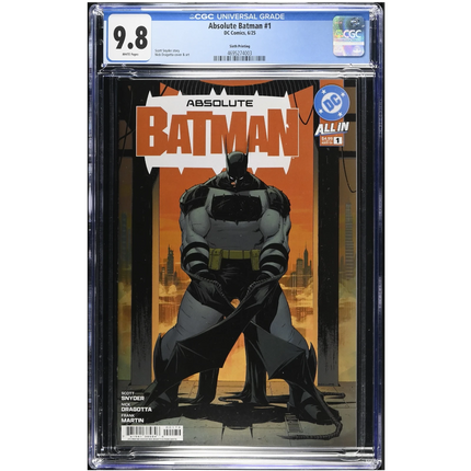 Absolute Batman #1 - Sixth Printing - CGC 9.8 (DC 2025)