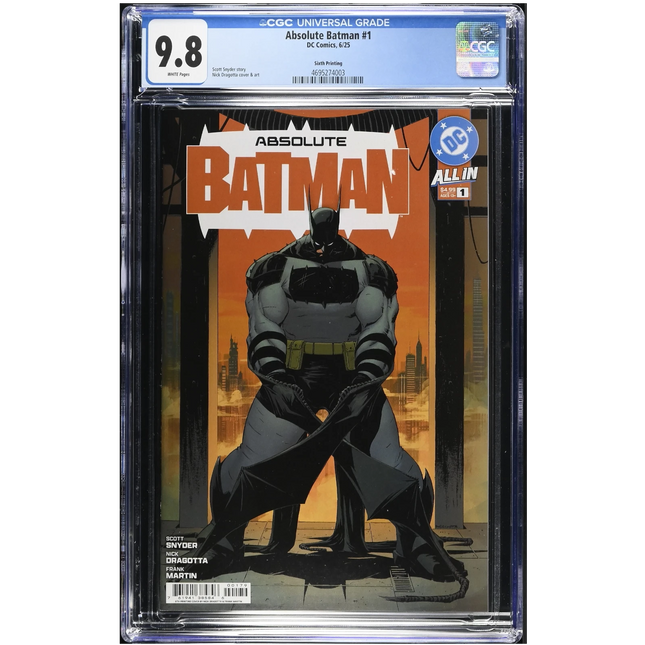 Absolute Batman #1 - Sixth Printing - CGC 9.8 (DC 2025)