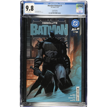 Absolute Batman #1 - 2nd Print - CGC 9.8 (DC 2025)