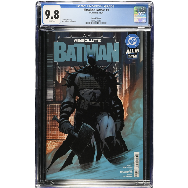 Absolute Batman #1 - 2nd Print - CGC 9.8 (DC 2025)