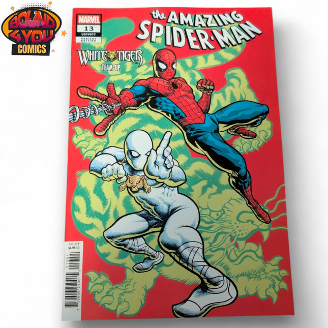 Amazing Spider-Man #13 - J. Gonzo - White Tiger Team-Up Variant (2025)