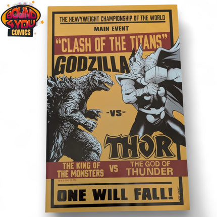 Godzilla vs. Thor #1 - Lee Garbett - Versus Variant (2025)