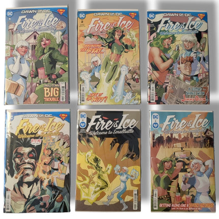 FIRE & ICE WELCOME TO SMALLVILLE #1-6 COMPLETE SET (2023)