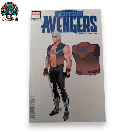 West Coast Avengers #1 1:10 - Danny Kim - Design Variant (2024)