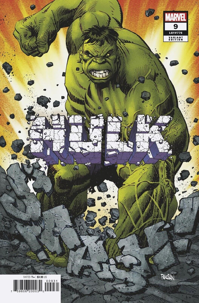 HULK #9 1:25 PANOSIAN INCENTIVE VARIANT *PRESALE* SHIPS 10/05/22