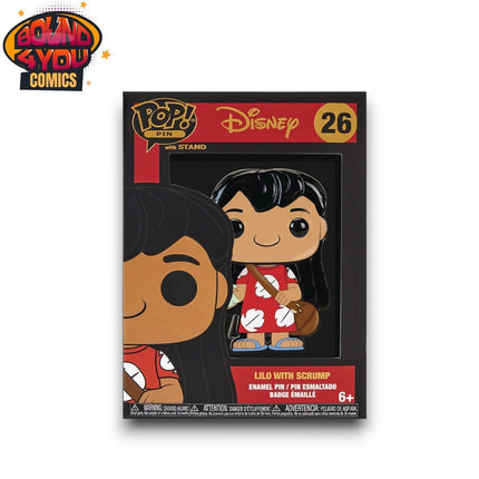Funko POP! Pin - Disney Lilo and Stitch With Scrump