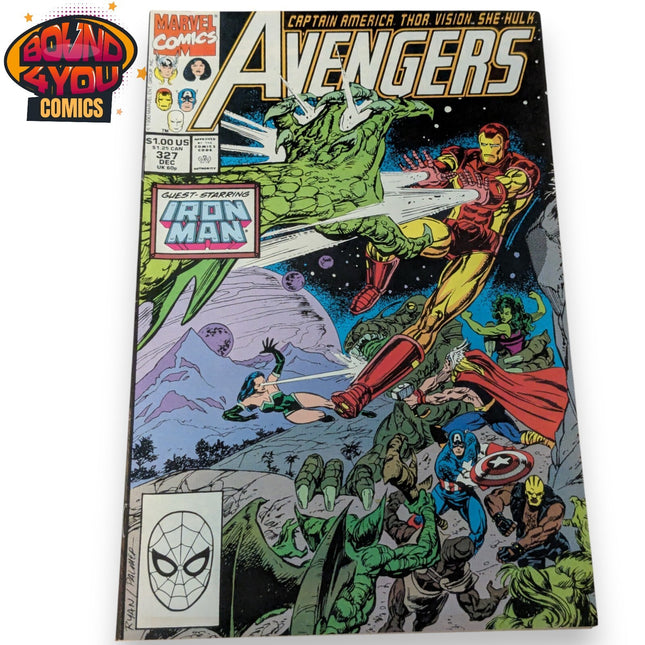 Avengers #327 - Direct Edition (1990)