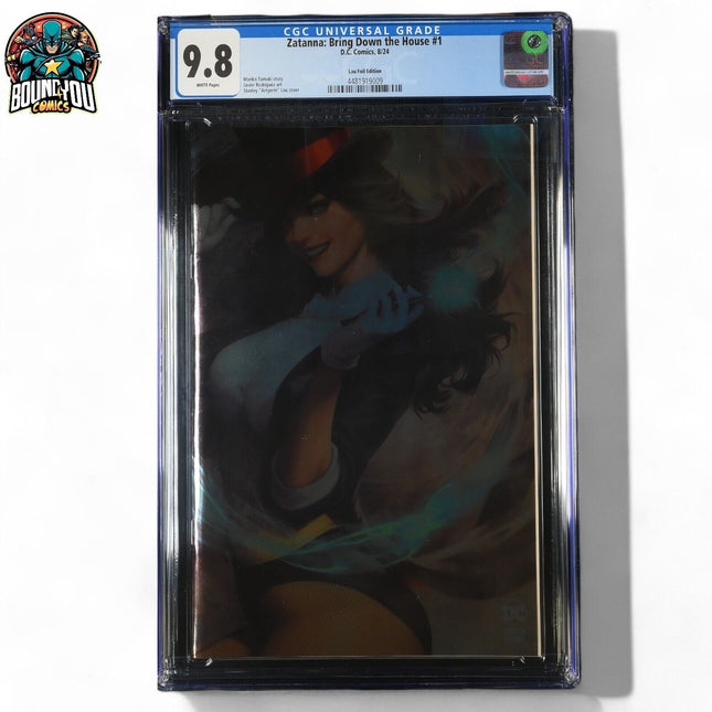 Zatanna: Bring Down The House #1 Stanley Artgerm Foil Variant - CGC 9.8 (2024)