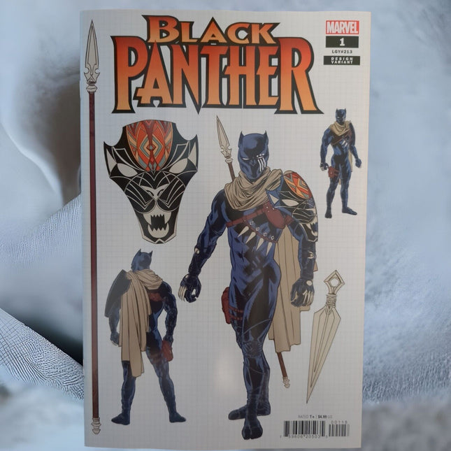 BLACK PANTHER #1 1:10 -  CHRIS ALLEN - DESIGN VARIANT 2023