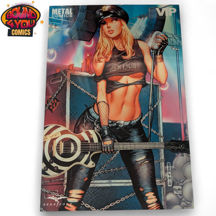 Mike DeBalfo - London Rockstar VIP Exclusive Metal Comic - LE 25 - Zenescope