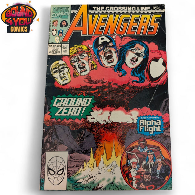 Avengers #323 - Direct Edition (1990)
