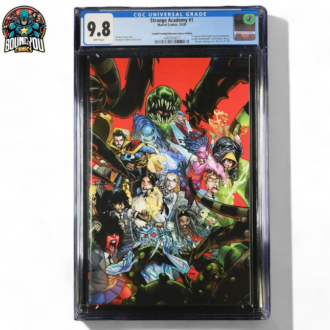 Strange Academy #1 Unknown Comics 4th Print - Virgin Variant - CGC 9.8
