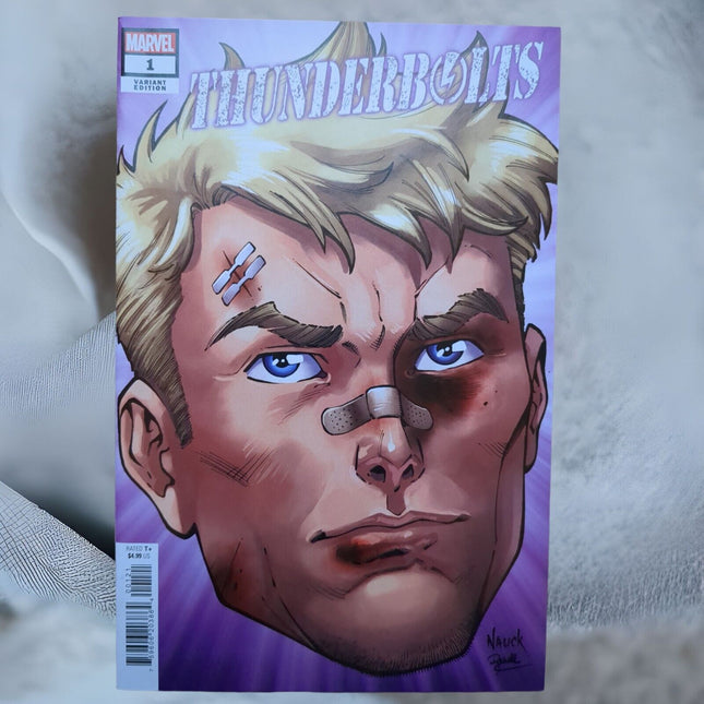 THUNDERBOLTS #1 NAUCK HEADSHOT VARIANT 2022