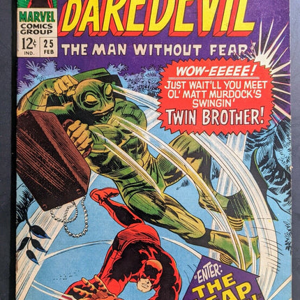Daredevil #25 (1967) 1st Leap Frog 1st Mike Murdock Stan Lee Gene Colan