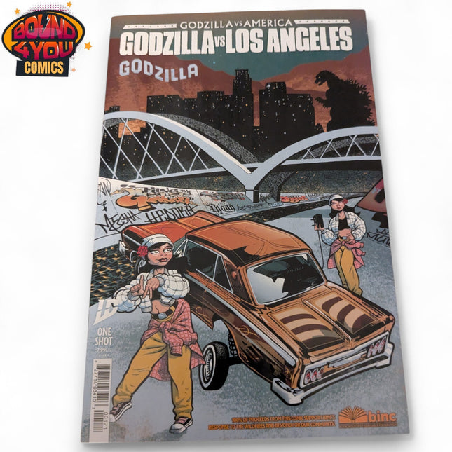 Godzilla vs. America: Los Angeles #1 - J. Gonzo Variant (2024)