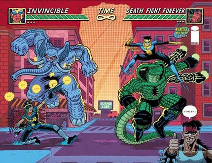 Death Fight Forever #2 - Maclean Invincible Team Up Wraparound