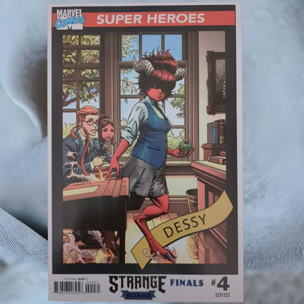 STRANGE ACADEMY: FINALS #4 WEAVER TRADING CARD VARIANT 2023
