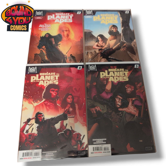 Beware The Planet Of The Apes #1 - 4 Complete Cover A Set (2024)
