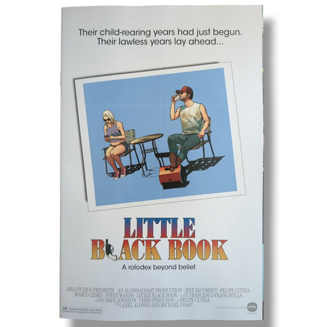 LITTLE BLACK BOOK  #1 - CHRIS FERGUSON - MOVIE POSTER HOMAGE VARIANT (2024)