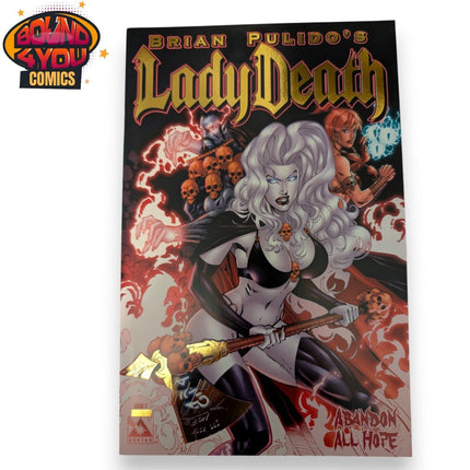 Brian Pulido's Lady Death: Abandon All Hope #2 Gold Foil Variant (2005)