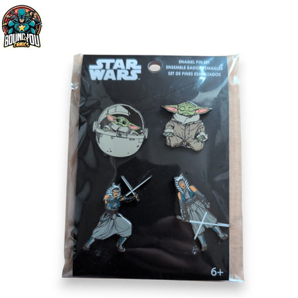 Funko 4 pack Pins: Baby Yoda & Ashoka