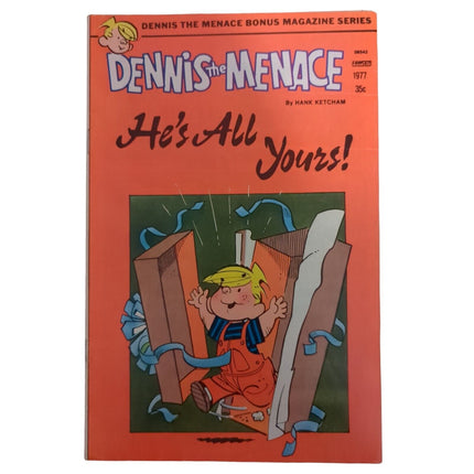 DENNIS THE MENACE: HE'S ALL YOURS! GD/VG  HANK KETCHAM (1977) FAWCETT