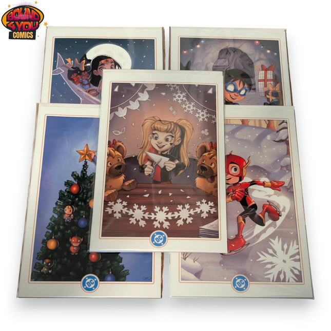 Chrissie Zullo -  DC Winter Wonderland Comic Lot