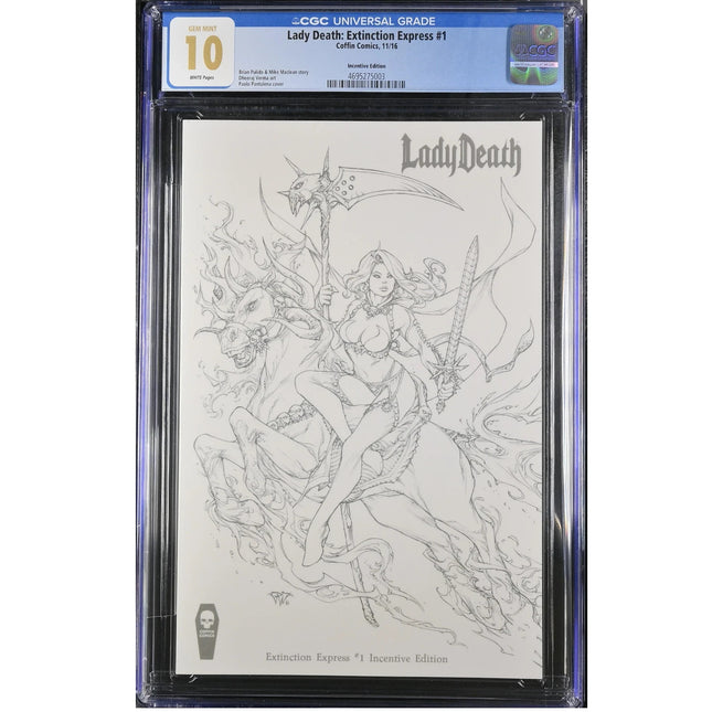 Lady Death: Extinction Express #1 - Incentive Edition | CGC 10