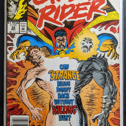 Ghost Rider #32 Can Dr. Strange Bring Danny Back! 1992 Marvel Comics