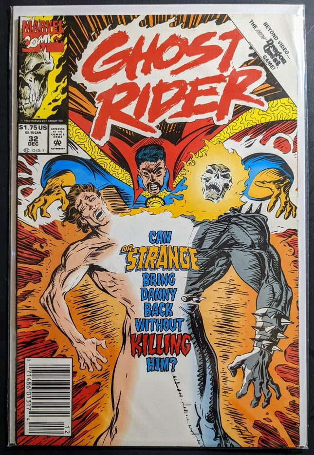 Ghost Rider #32 Can Dr. Strange Bring Danny Back! 1992 Marvel Comics